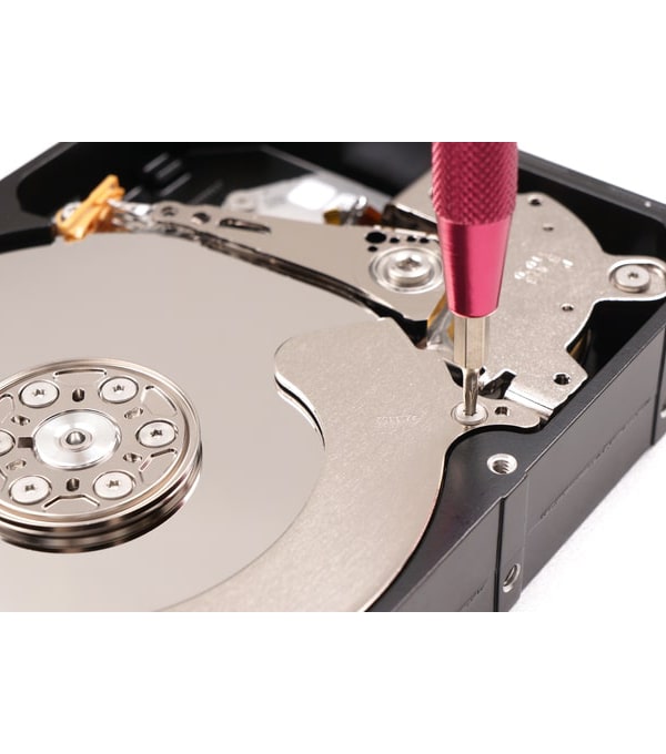 お客様の目の前で作業します